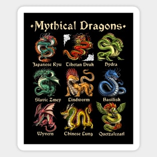 Mythical Dragons Magnet